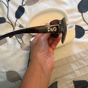 Authentic Dolce and Gabbana aviator sunglasses